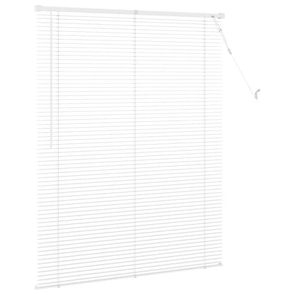 vidaXL Venetianer Jalousie Verstellbar Weiß 150 x 110 cm PVC