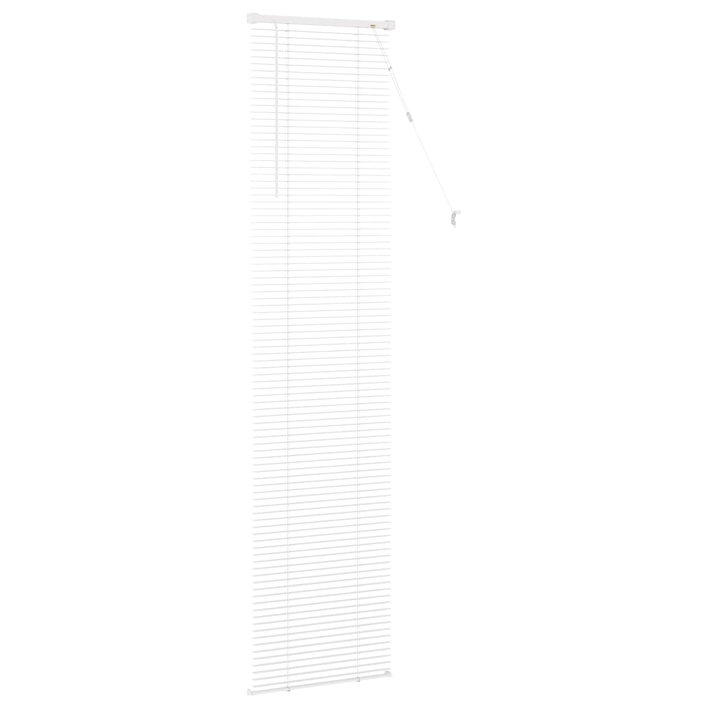 vidaXL Venetianer Jalousie Verstellbar Weiß 213 x 60 cm PVC