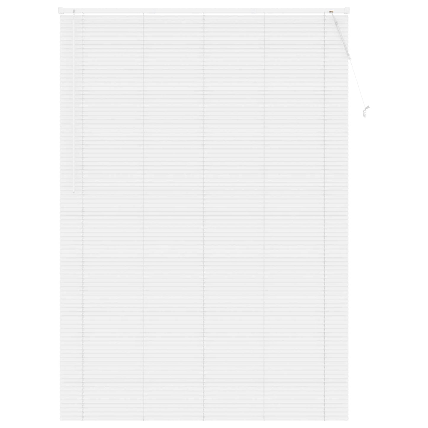 vidaXL Venetianer Jalousie Verstellbar Weiß 213 x 140 cm PVC