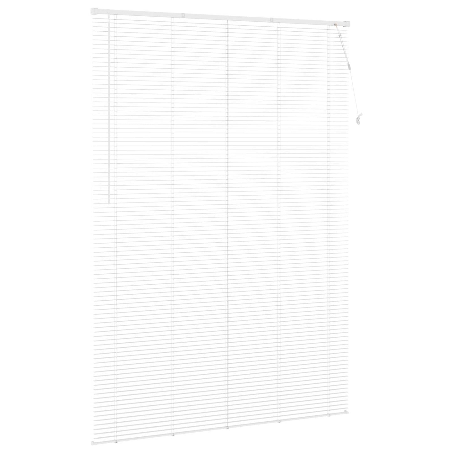 vidaXL Venetianer Jalousie Verstellbar Weiß 213 x 150 cm PVC