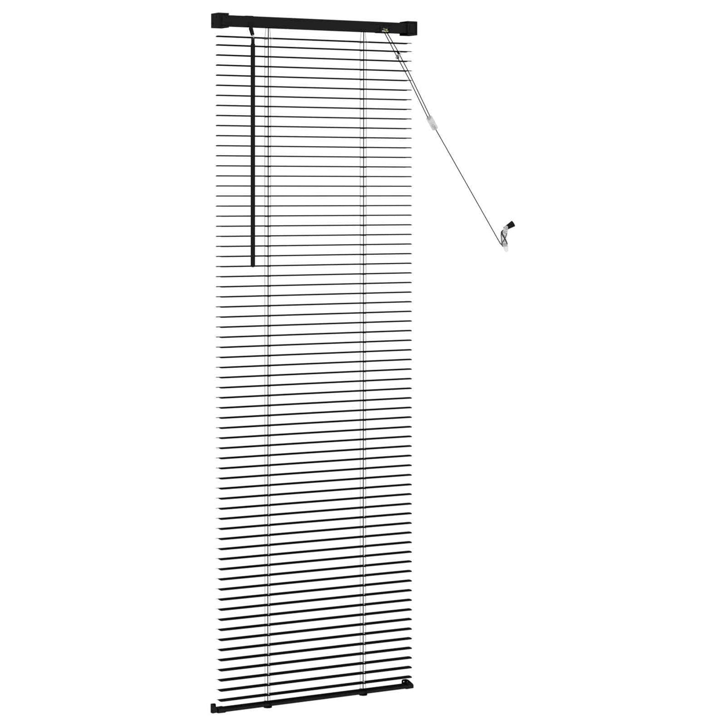 vidaXL Venetianer Jalousie Verstellbar Schwarz 150 x 40 cm PVC