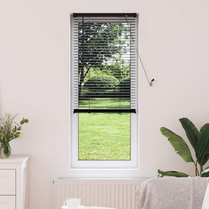 vidaXL Venetianer Jalousie Verstellbar Schwarz 150 x 60 cm PVC