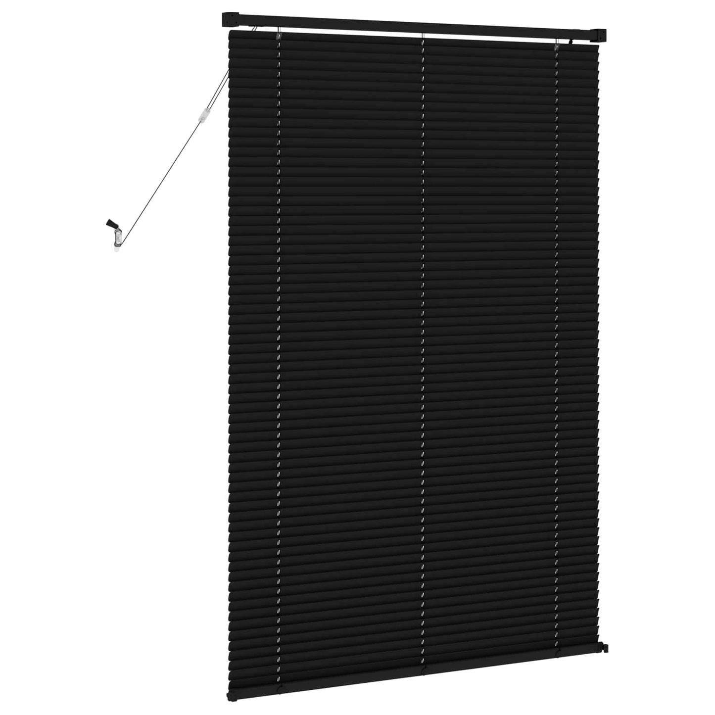 vidaXL Venetianer Jalousie Verstellbar Schwarz 150 x 90 cm PVC