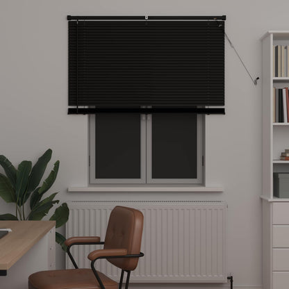 vidaXL Venetianer Jalousie Verstellbar Schwarz 150 x 120 cm PVC