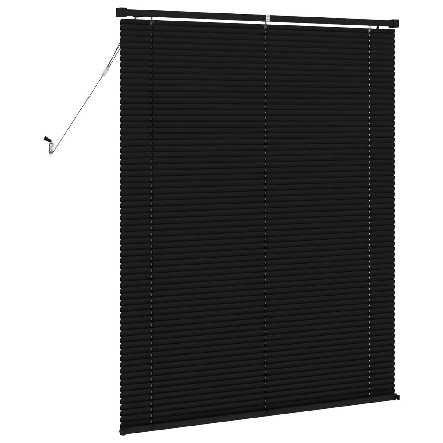 vidaXL Venetianer Jalousie Verstellbar Schwarz 150 x 120 cm PVC