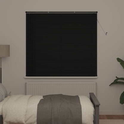 vidaXL Venetianer Jalousie Verstellbar Schwarz 150 x 130 cm PVC