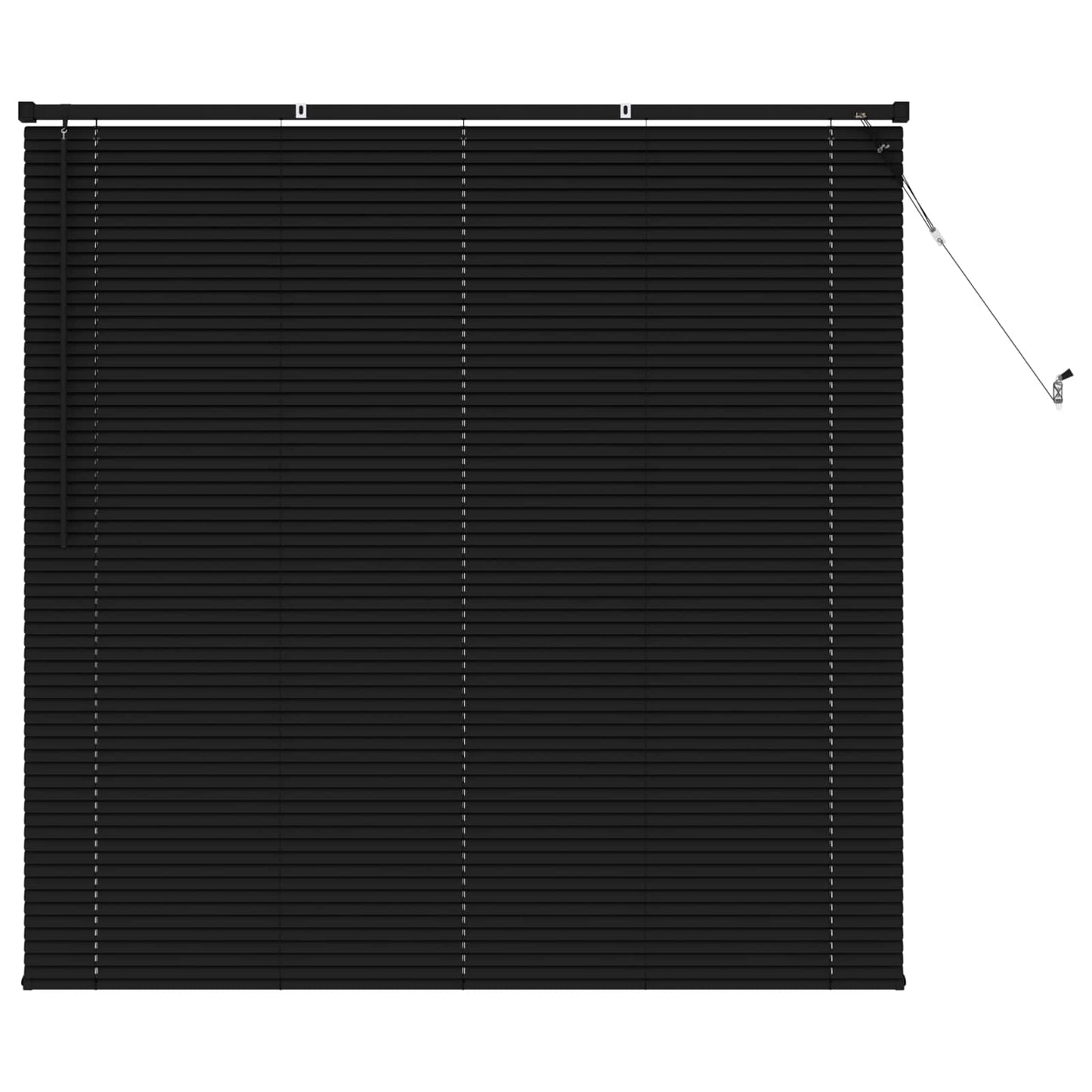 vidaXL Venetianer Jalousie Verstellbar Schwarz 150 x 150 cm PVC