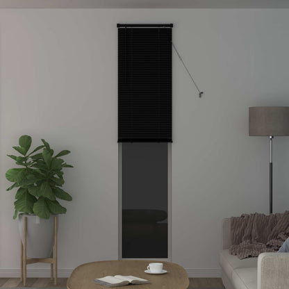 vidaXL Venetianer Jalousie Verstellbar Schwarz 213 x 60 cm PVC