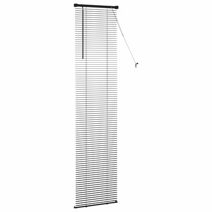 vidaXL Venetianer Jalousie Verstellbar Schwarz 213 x 60 cm PVC