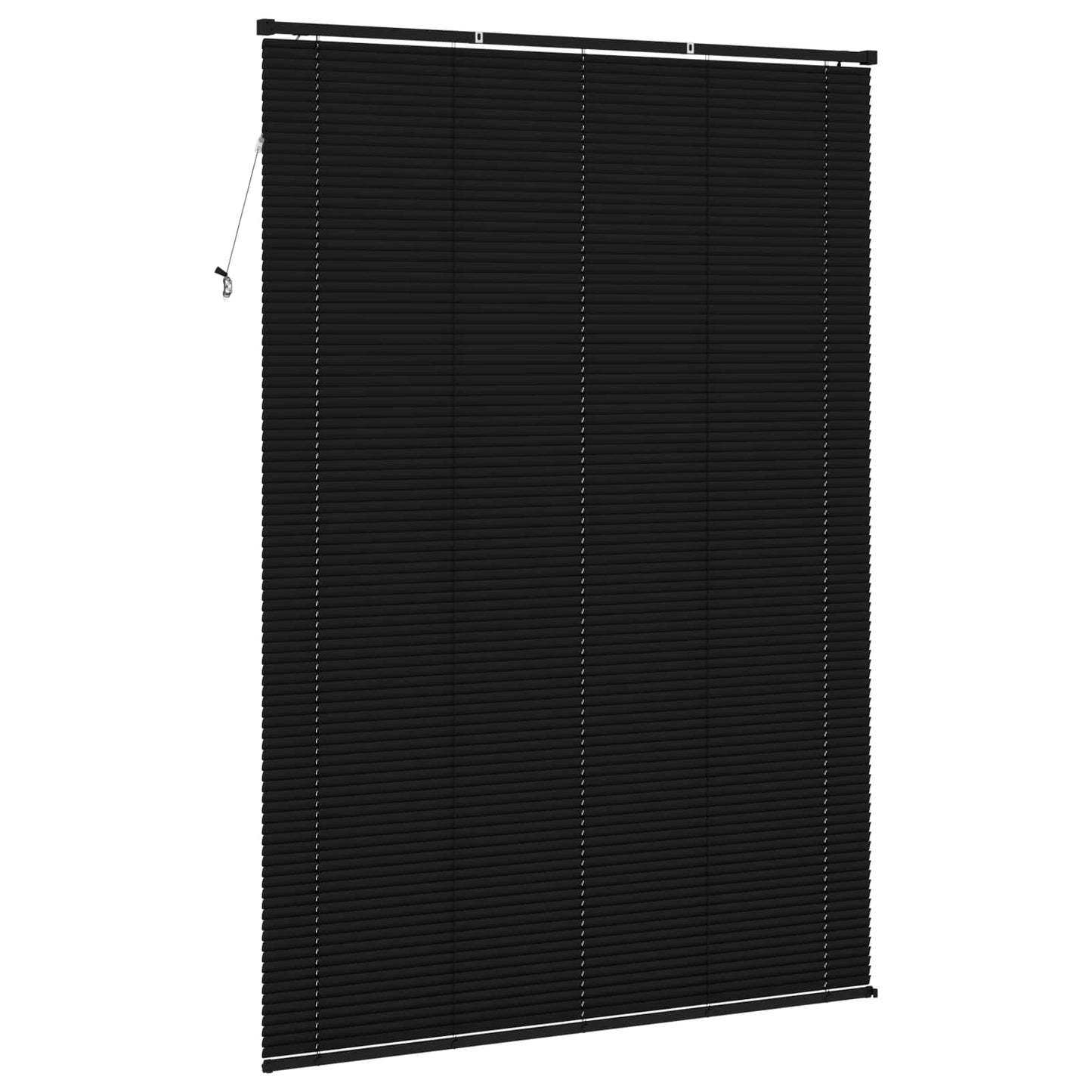 vidaXL Venetianer Jalousie Verstellbar Schwarz 213 x 140 cm PVC