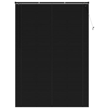 vidaXL Venetianer Jalousie Verstellbar Schwarz 213 x 160 cm PVC