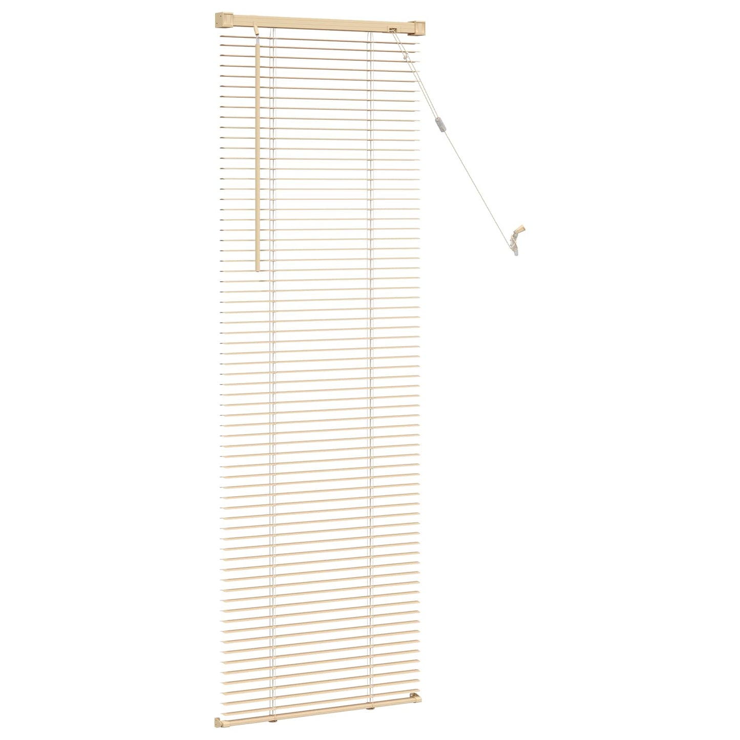 vidaXL Venetianer Jalousie Hellbraun mit Muster 150 x 40 cm PVC
