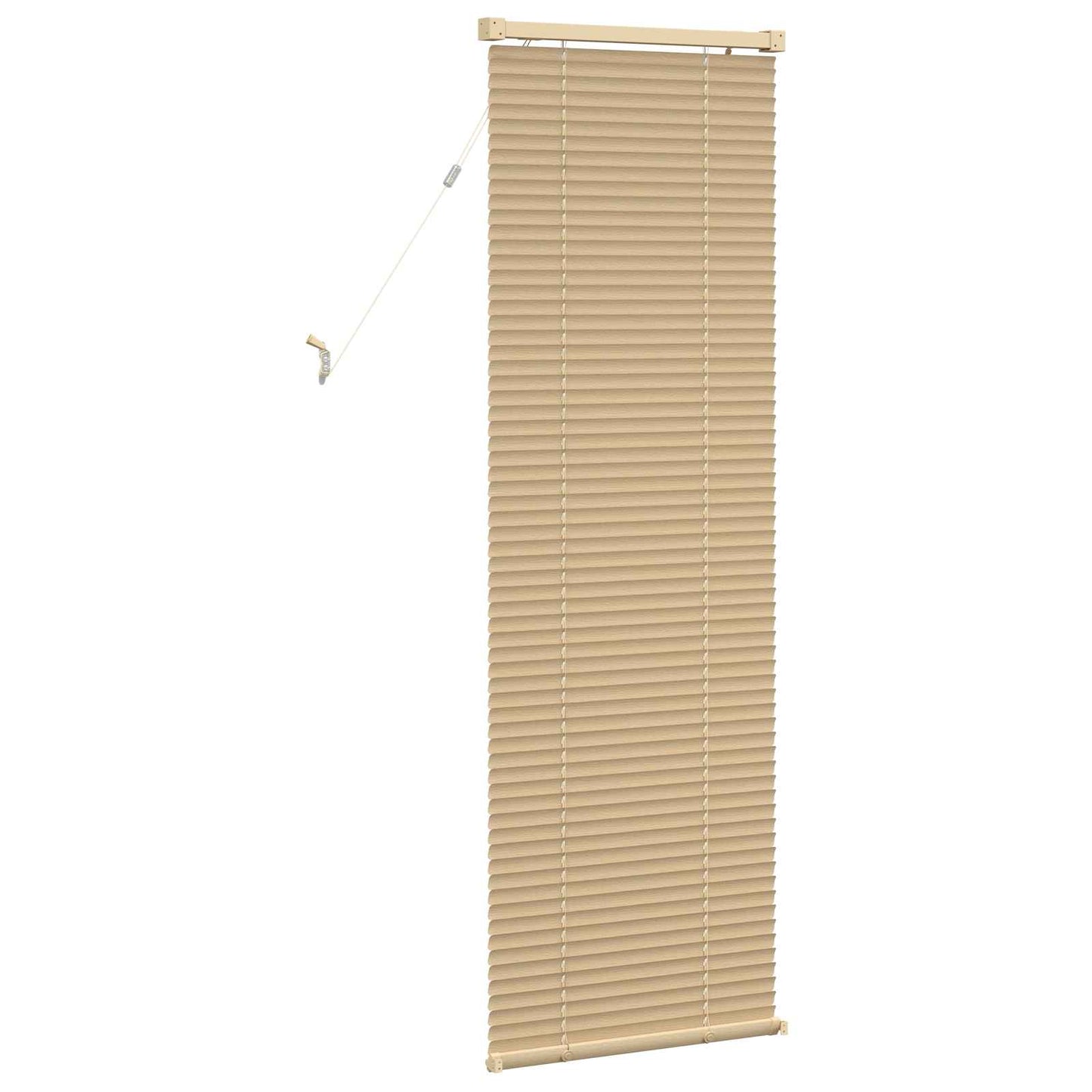 vidaXL Venetianer Jalousie Hellbraun mit Muster 150 x 40 cm PVC