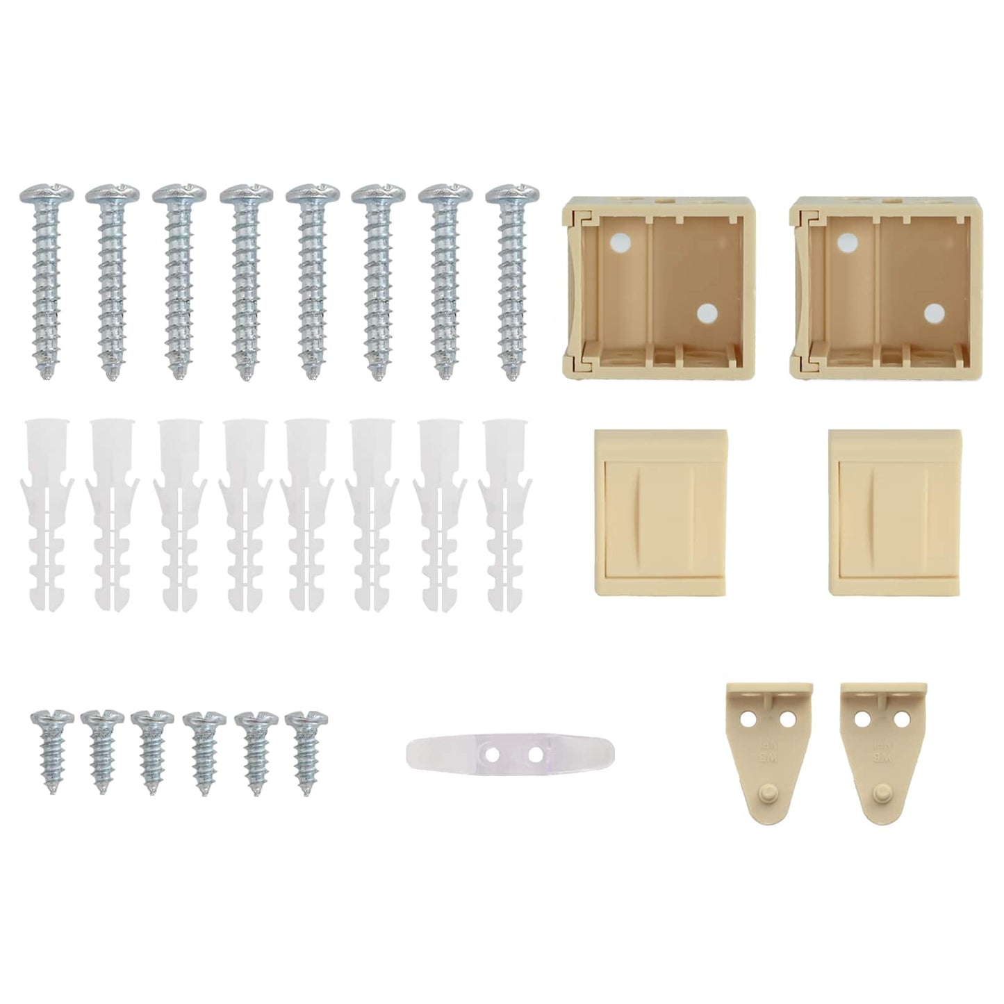 Venetianer Jalousie Hellbraun mit Muster 150 x 50 cm PVC