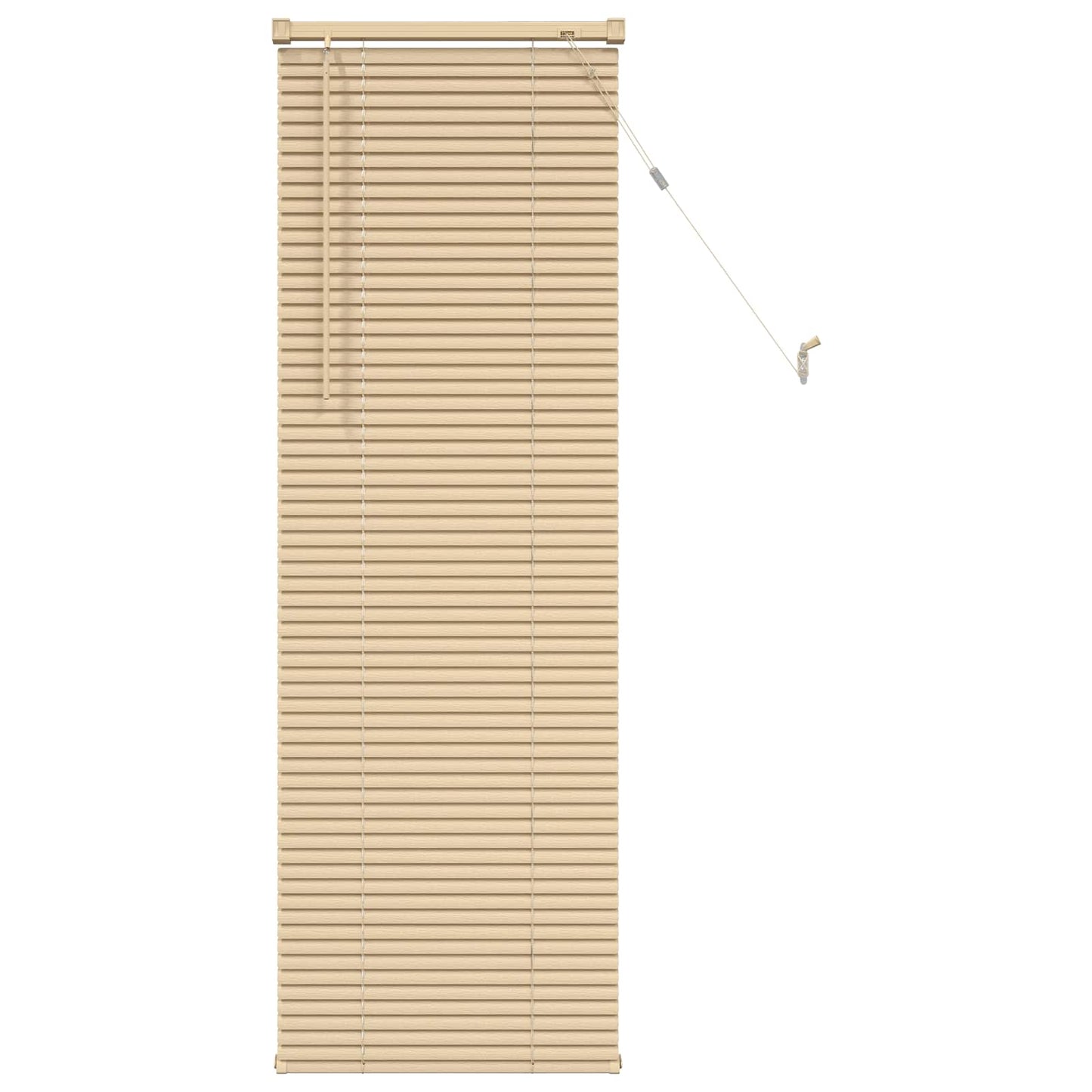 vidaXL Venetianer Jalousie Hellbraun mit Muster 150 x 60 cm PVC