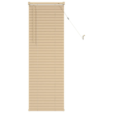 vidaXL Venetianer Jalousie Hellbraun mit Muster 150 x 60 cm PVC