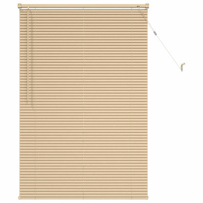 Venetianer Jalousie Hellbraun mit Muster 150 x 80 cm PVC