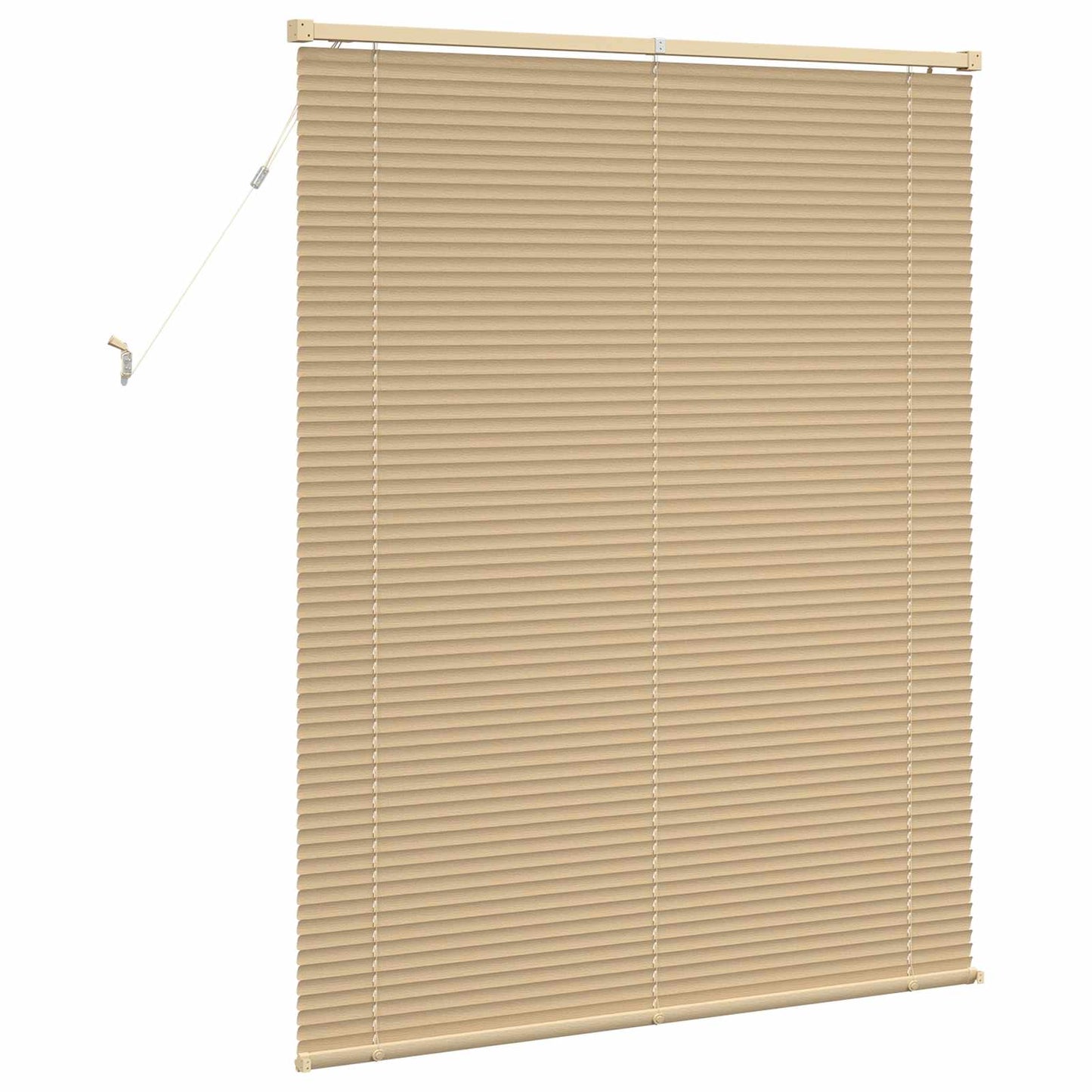 vidaXL Venetianer Jalousie Hellbraun mit Muster 150 x 110 cm PVC