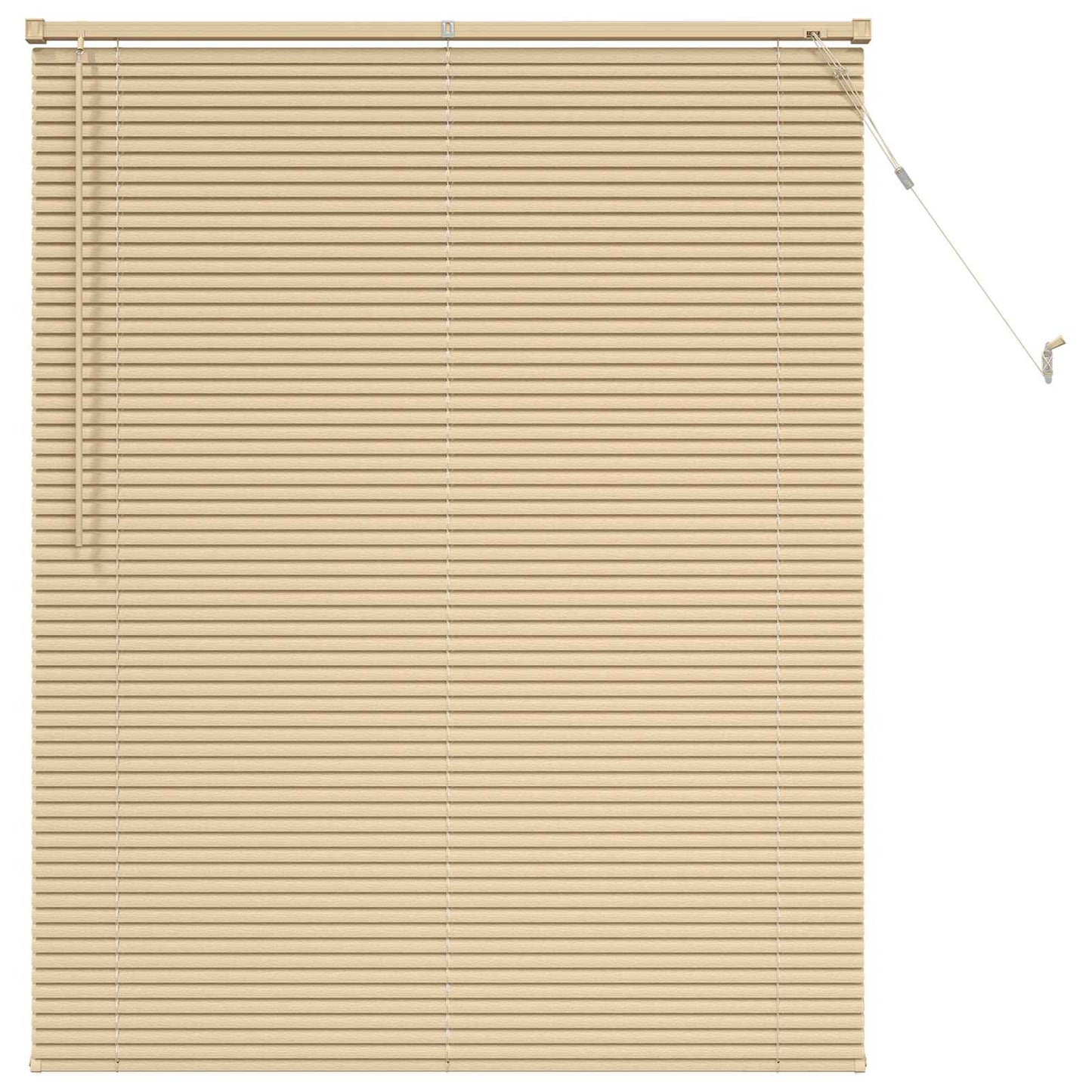 vidaXL Venetianer Jalousie Hellbraun mit Muster 150 x 110 cm PVC