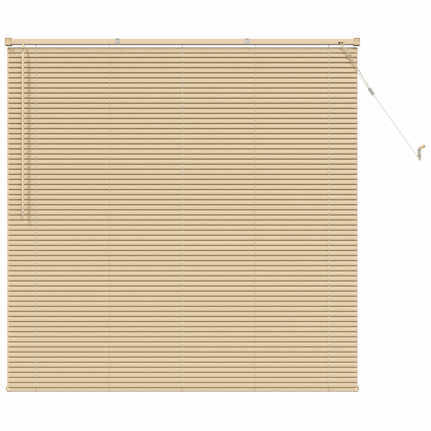 vidaXL Venetianer Jalousie Hellbraun mit Muster 150 x 130 cm PVC