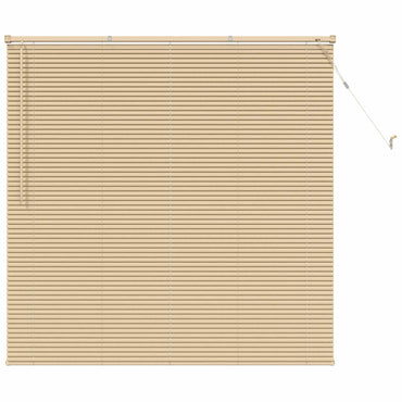 vidaXL Venetianer Jalousie Hellbraun mit Muster 150 x 160 cm PVC