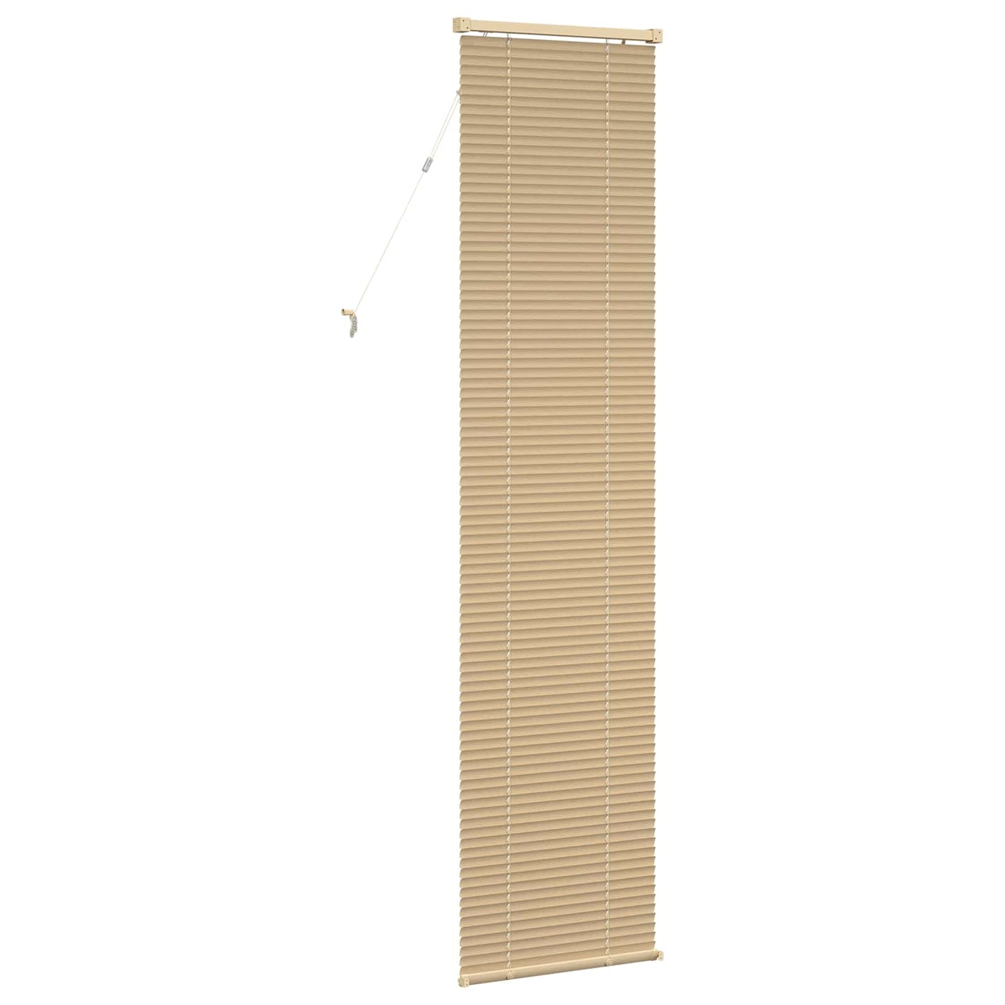 vidaXL Venetianer Jalousie Hellbraun mit Muster 213 x 40 cm PVC
