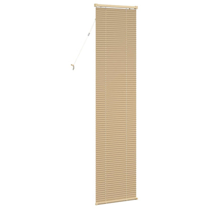 vidaXL Venetianer Jalousie Hellbraun mit Muster 213 x 40 cm PVC