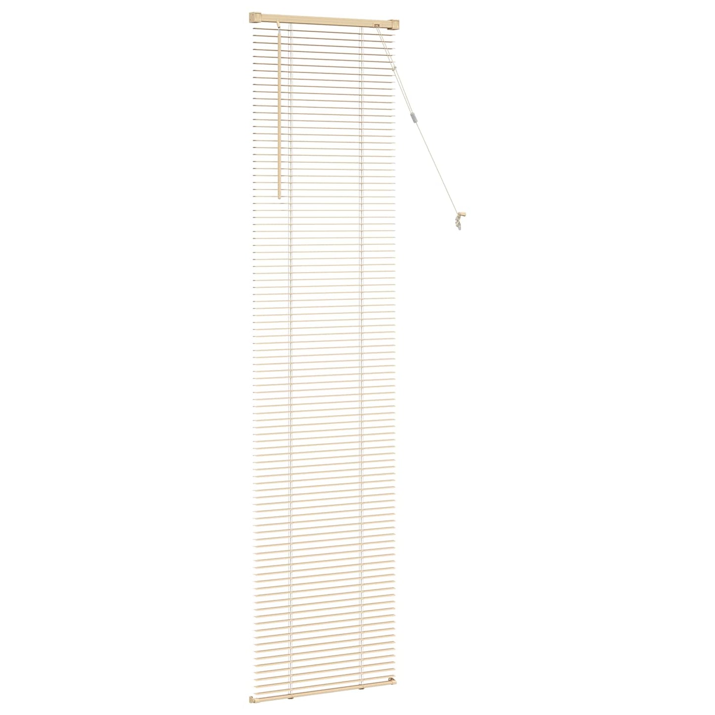 vidaXL Venetianer Jalousie Hellbraun mit Muster 213 x 50 cm PVC