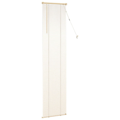 vidaXL Venetianer Jalousie Hellbraun mit Muster 213 x 50 cm PVC