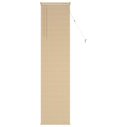 vidaXL Venetianer Jalousie Hellbraun mit Muster 213 x 50 cm PVC