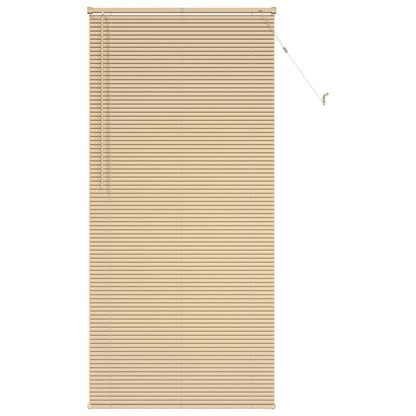 vidaXL Venetianer Jalousie Hellbraun mit Muster 213 x 80 cm PVC