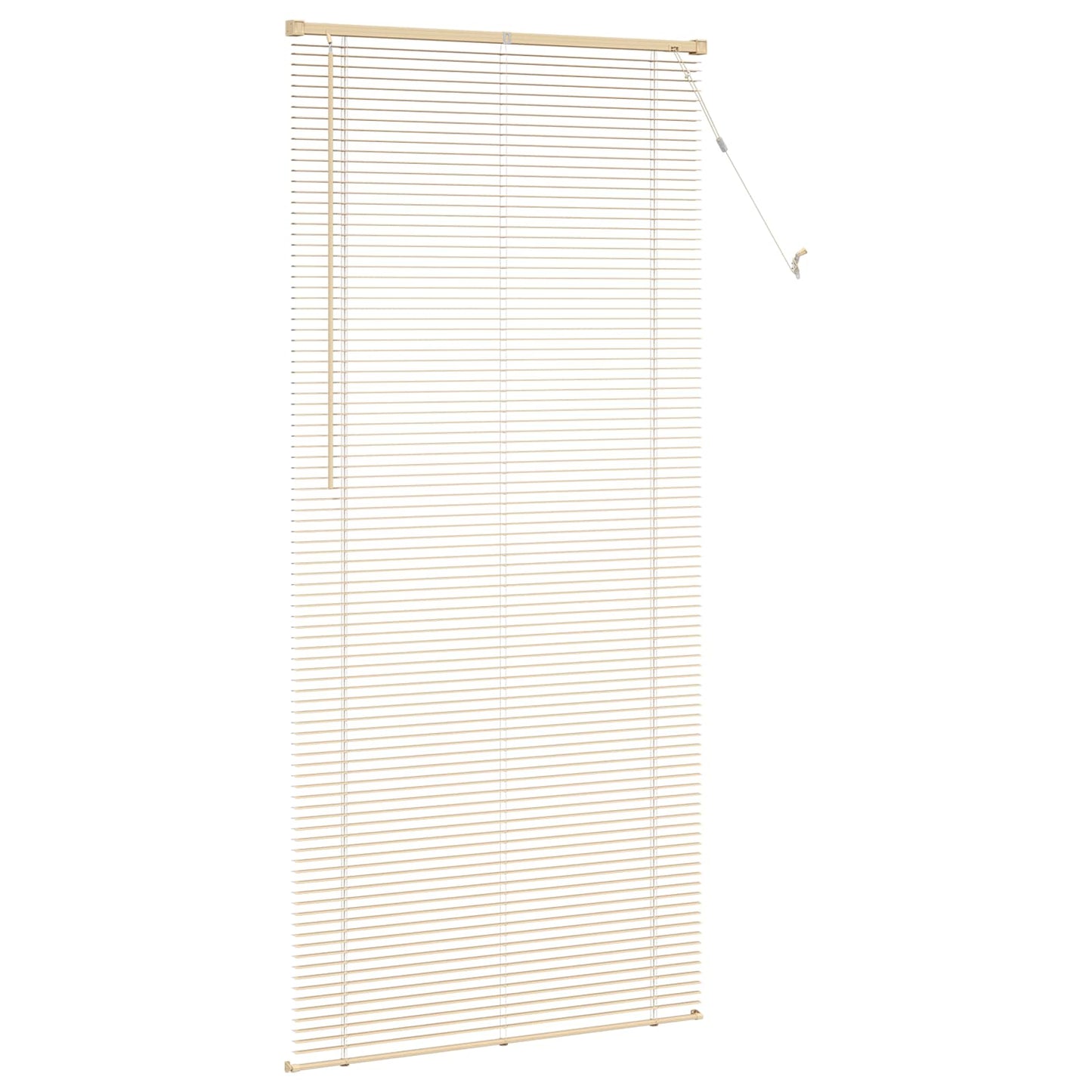 Venetianer Jalousie Hellbraun mit Muster 213 x 90 cm PVC