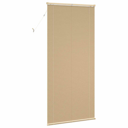 vidaXL Venetianer Jalousie Hellbraun mit Muster 213 x 100 cm PVC