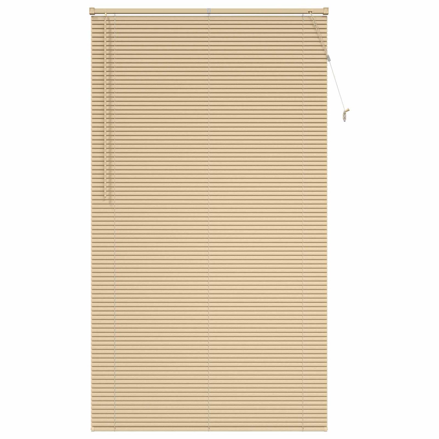 vidaXL Venetianer Jalousie Hellbraun mit Muster 213 x 110 cm PVC