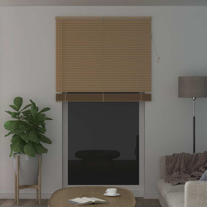 vidaXL Venetianer Jalousie Hellbraun mit Muster 213 x 120 cm PVC