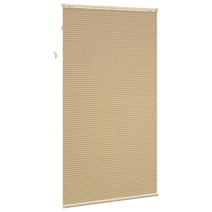 vidaXL Venetianer Jalousie Hellbraun mit Muster 213 x 120 cm PVC