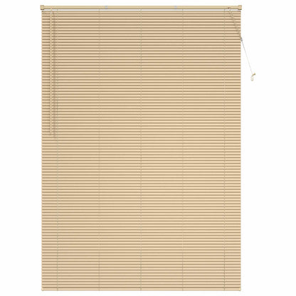 vidaXL Venetianer Jalousie Hellbraun mit Muster 213 x 130 cm PVC