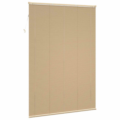 vidaXL Venetianer Jalousie Hellbraun mit Muster 213 x 150 cm PVC