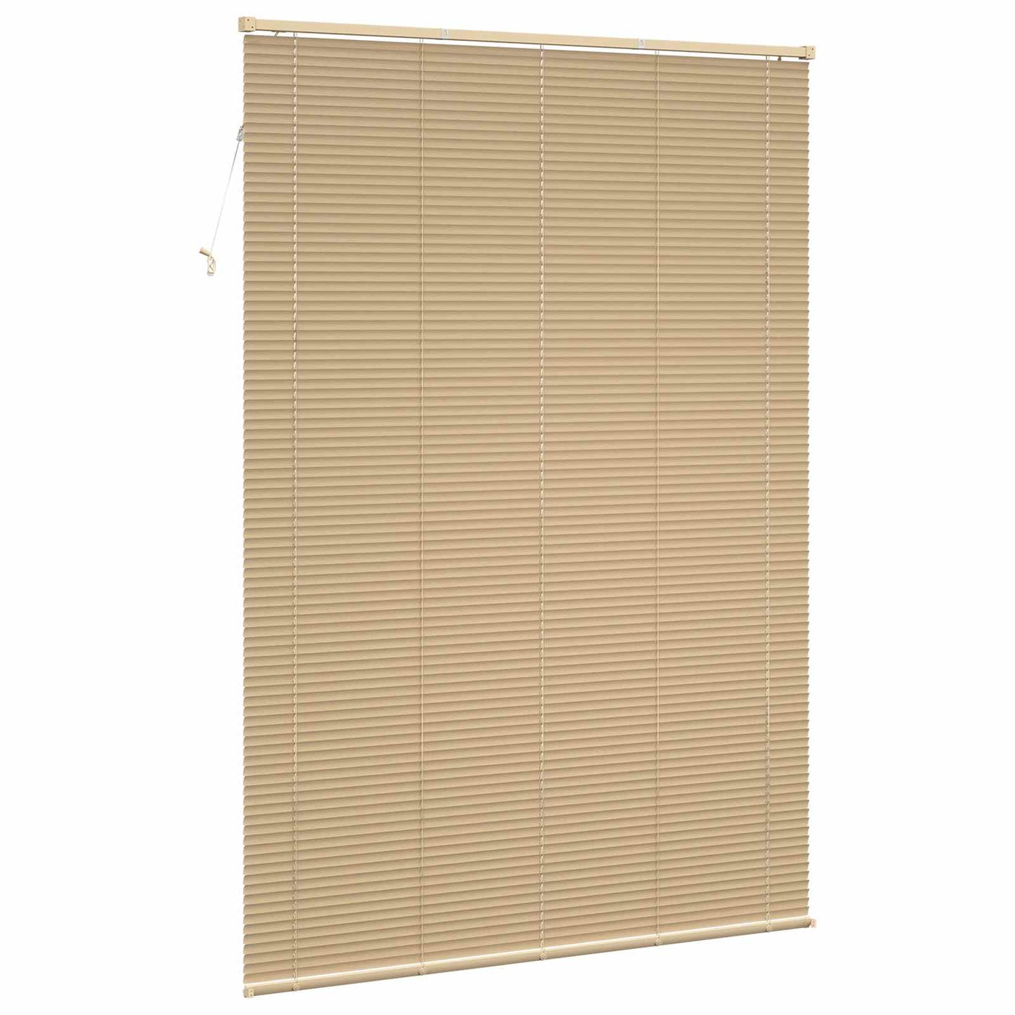 Venetianer Jalousie Hellbraun mit Muster 213 x 160 cm PVC
