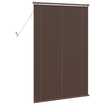 vidaXL Venetianer Jalousie Dunkelbraun mit Muster 150 x 100 cm PVC