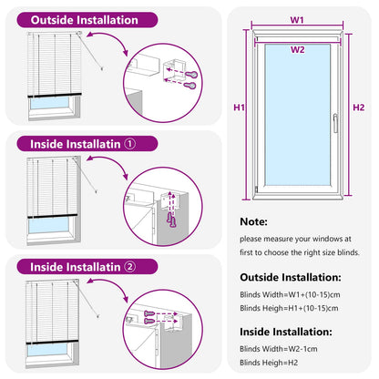 Venetianer Jalousie Dunkelbraun mit Muster 213 x 50 cm PVC