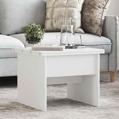 vidaXL Couchtisch Weiß 55 x 54,5 x 45 cm Holzwerkstoff