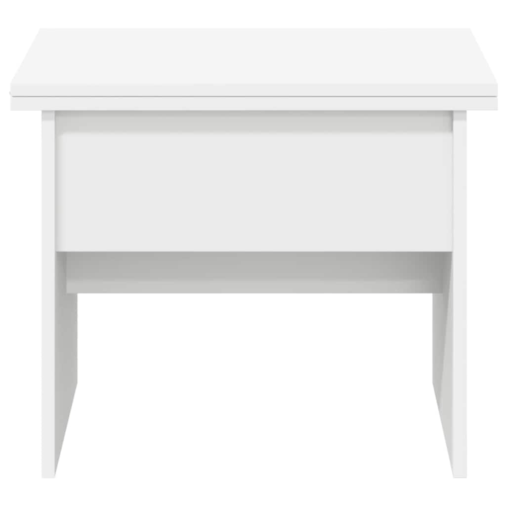 vidaXL Couchtisch Weiß 55 x 54,5 x 45 cm Holzwerkstoff