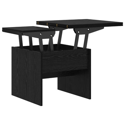 vidaXL Couchtisch Schwarz Eichen-Optik 55 x 54,5 x 45 cm Holzwerkstoff