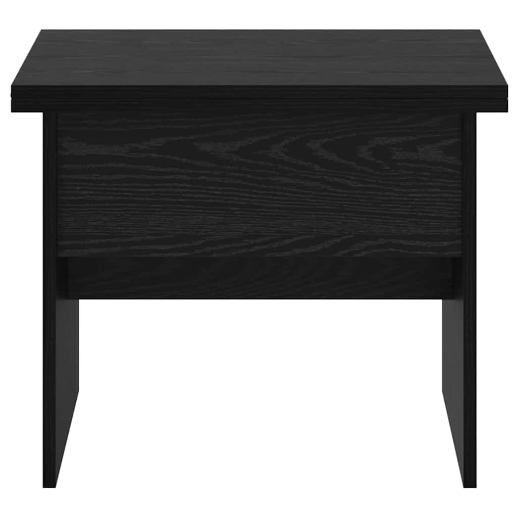 vidaXL Couchtisch Schwarz Eichen-Optik 55 x 54,5 x 45 cm Holzwerkstoff