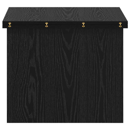 vidaXL Couchtisch Schwarz Eichen-Optik 55 x 54,5 x 45 cm Holzwerkstoff