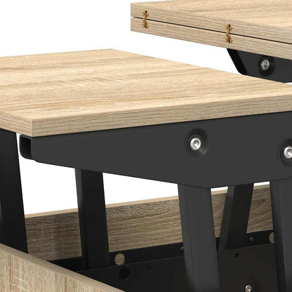 vidaXL Couchtisch Sonoma-Eiche 55 x 54,5 x 45 cm Holzwerkstoff