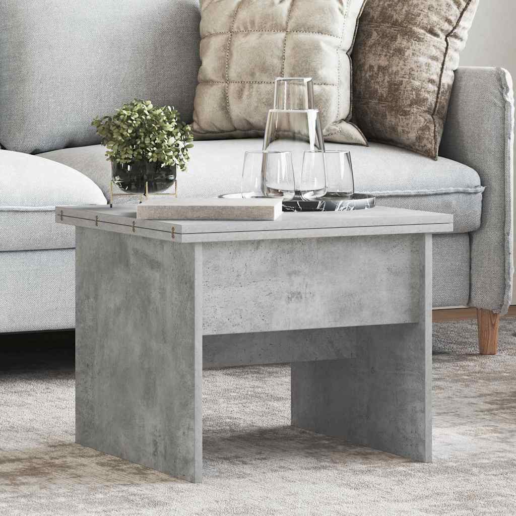 vidaXL Couchtisch Beton Grau 55 x 54,5 x 45 cm Holzwerkstoff