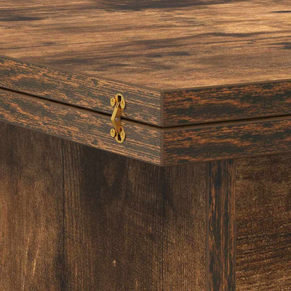 vidaXL Couchtisch Geräucherte Eiche 55 x 54,5 x 45 cm Holzwerkstoff
