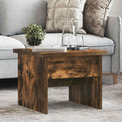 vidaXL Couchtisch Geräucherte Eiche 55 x 54,5 x 45 cm Holzwerkstoff